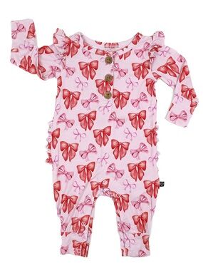 Lev Baby Catalina Ruffled Bamboo Romper